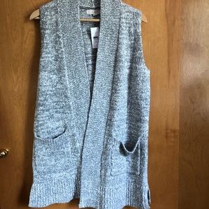 LOFT NWT Open Sleeveless Sweater